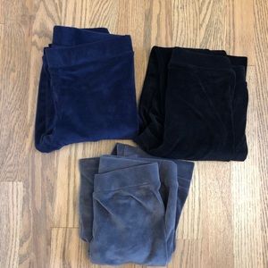 Bundle of 3 Velvet Leggings Old navy girls 10/12